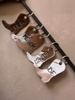 KIT 3 PINGENTES COURO LEGITIMO PERSONALIZADO - comprar online