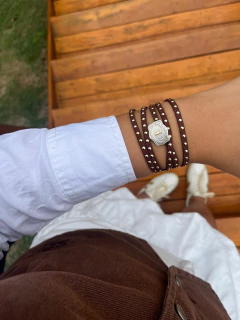 KIT COURINHO MARROM E PRETO - Sinhá Semijoias