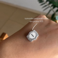 Pingente Fivela Personalizada Prata 925 Pequena na internet