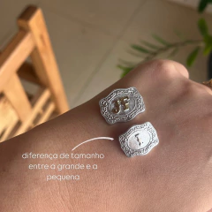 Pingente Fivela Personalizada Mista Grande - Sinhá Semijoias