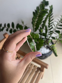 Imagem do BRACELETE FIO QUADRADO EM PRATA 925