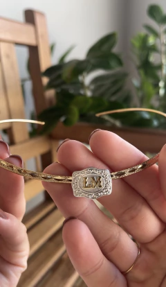 Imagem do KIT PINGENTE FIVELA PEQUENO + ARO CHOCKER DIAMANTADO