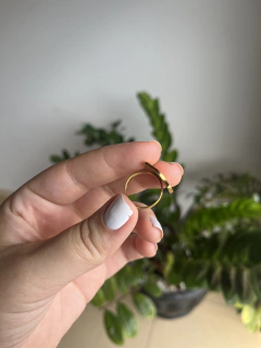 ANEL FIVELA PERSONALIZADO DOURADO