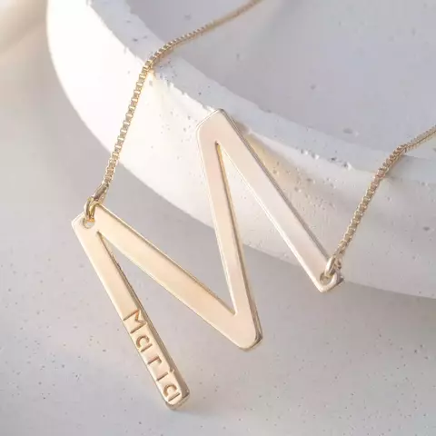 Colar Inicial Com Nome Personalizado