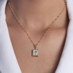 RELICÁRIO PARA DUAS FOTOS QUADRADO - comprar online