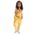 Conjunto Calça e Regata Infantil Menina - Amarelo