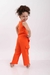 Conjunto Calça e Regata Infantil - Laranja - Elefantinho Colorido - Roupa Infantil
