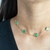 Choker Cinco Trevos Verde Folha Virgínia na internet