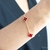 Pulseira Três Trevos Vermelho Virgínia