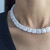 Choker Mary Inspiração Swarovski Pedra Quadrada Cravejados Com Zircônias - Jonata Acessórios