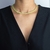 Imagem do Choker Riviera Baguete Pedras Verde Lima