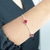 Pulseira Três Trevos Vermelho Virgínia