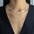 Choker Festa Riviera com Corações Cravejados Com Zircônias