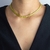 Choker Riviera Baguete Pedras Verde Lima - comprar online