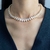 Choker Elizabeth Inspiração Swarovski Pedra Navete Cravejados Com Zircônias