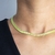 Choker Riviera Baguete Pedras Verde Lima na internet