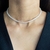 Choker Riviera Navete Pedras Cristais Grossa - comprar online