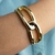 Bracelete Quatro Elos Dourado - comprar online