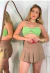 Top Cropped de amarrar modal
