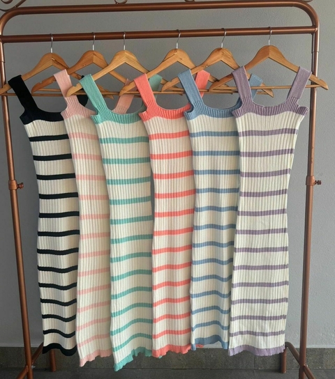 Vestido Modal Midi Listra Candy