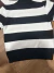 Blusa Listrada Manga Curta gola careca - Aleida Modas