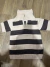Blusa listra com gola polo na internet