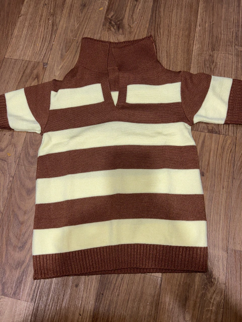 Blusa listra com gola polo - Aleida Modas