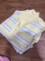 Conjunto de tricô listrado feminino - loja online