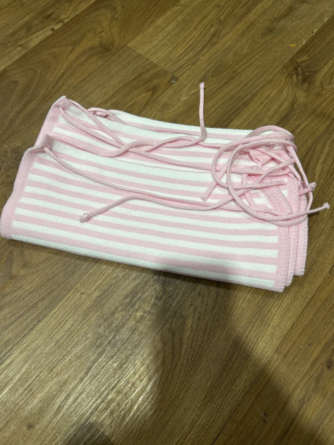 Top lenço tricot listrado