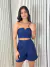 Conjunto linho bermuda e cropped de linho Faelly