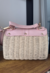 Bolsa de Palha Rosé - loja online