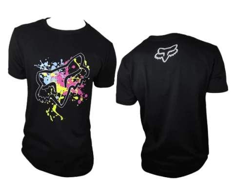 REMERA NIÑO FOX MANCHA NEGRA
