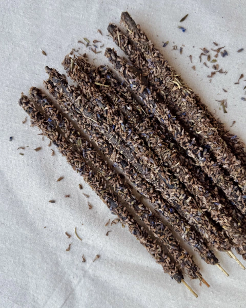 Incenso natural de Alfazema com Alecrim