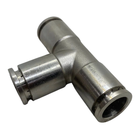 Emenda em T Latão Engate Rápido Tubo 14mm