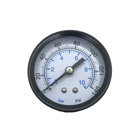 Manômetro Horizontal Rosca 1/4 Bsp Escala 10 Bar 150 Psi
