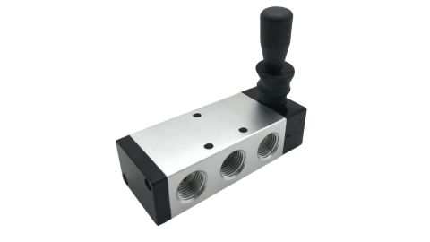 Válvula Direcional Pneumática 5/2 Vias com Alavanca Rosca 1/2 Bsp
