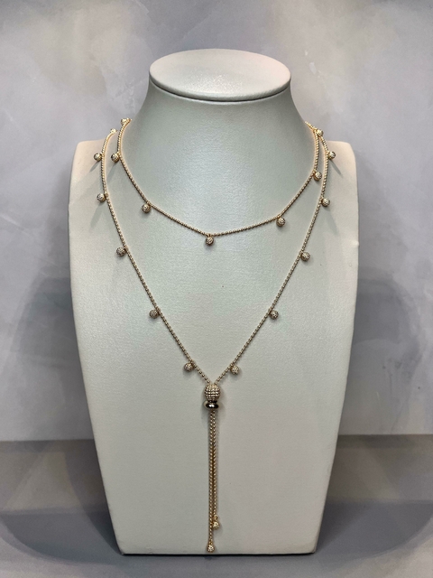 Kit 2 Colares choker+gravatinha Insp. Carla Amorim - comprar online