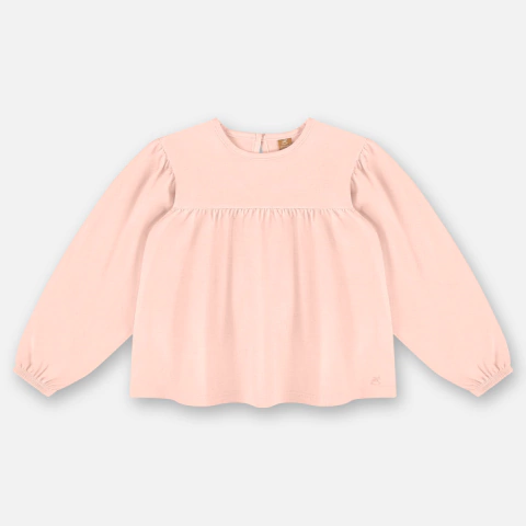 Blusinha ML lisa rosa Up Baby