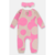 Macacão em molecotton com faixa rosa bolas Up Baby na internet