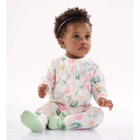 Macacão floral Up Baby