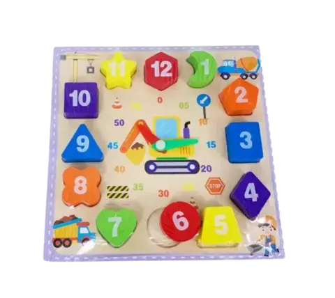 Puzzle Madera DreamS Reloj Numerico