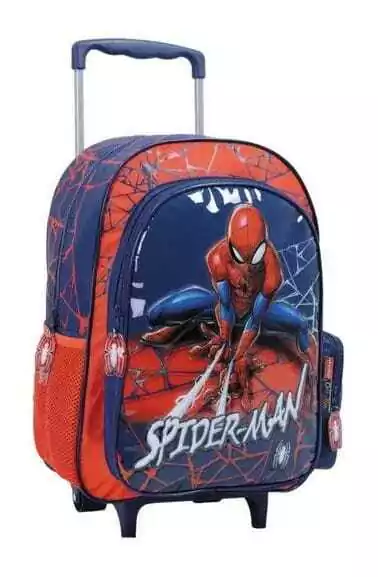 mochila carro 16 pulgadas, spideman waBro