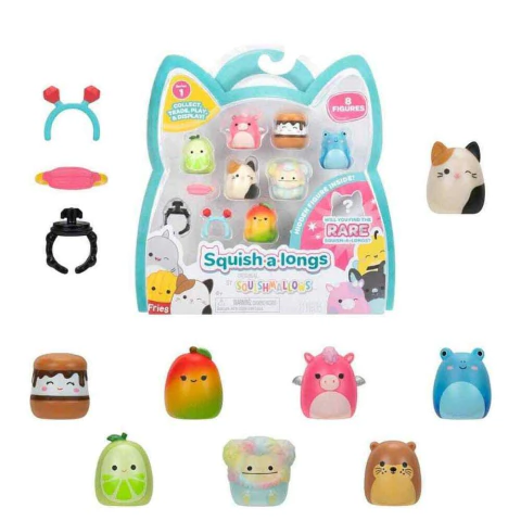 Squishmallows squish a long pack x8