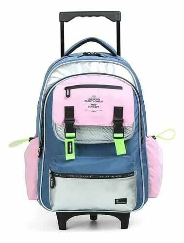 Mochila carro 18 chimola colorblock Jackie dos modelos - comprar online