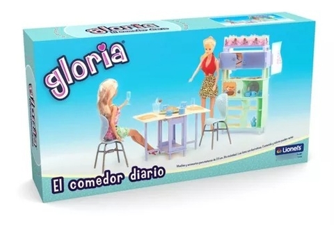 Muebles de muñecas Gloria comedor diario