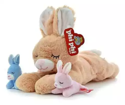 Peluche phi toys animales con cría