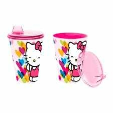 hello kitty vaso con tapa y Pico