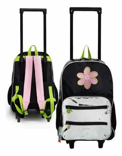 Mochila carro 17" Flor life is good - comprar online