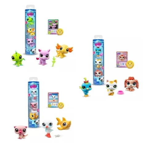 Pet shop figuras x3