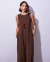 Vestido fluity liso AVE CESAR